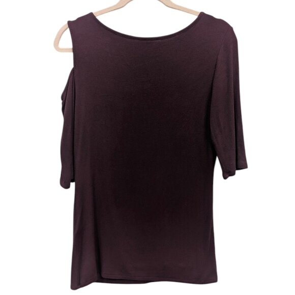 Goldray Garima Asymmetric Cold Shoulder Top - Picture 3 of 4